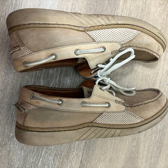 Tommy Bahama Men's Tan  Leather Loafers Size 9M - Picture 6 of 9